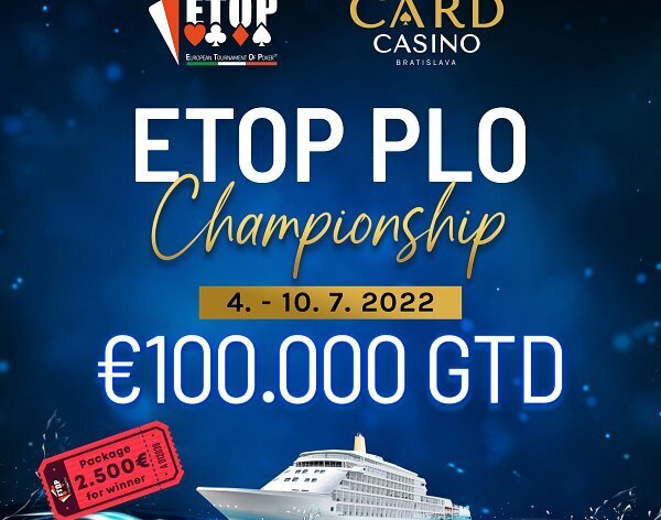 ETOP PLO Championship €100.000 GTD v plném proudu