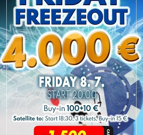 Casino Imperator: Jenom jeden život! Páteční freeze s garancí €4.000
