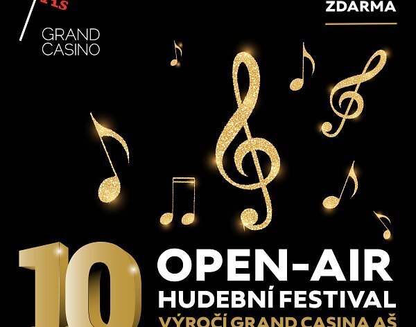 Grand Casino Aš slaví 10 let! Tombola o €16K, open-air festival i poker o €17K