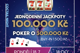 RS Plzeň: Coctail Night v plzeňském casinu Plaza přináší 400.000 Kč