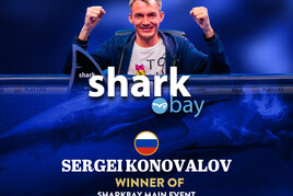 Sharkbay Main Event: Titul šampiona získal Rus Sergei Konovalov