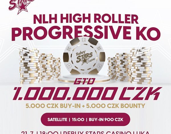 RS Luka: Prestižní NLH High Roller Progressive KO o 1.000.000 Kč už ve čtvrtek