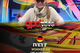 Main Event GPD opanovala Němka &quot;Ivey&quot;