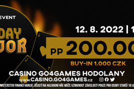 Friday Major o 200K a Saturday Omaha o 150K, takový bude víkend v G4G