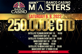 Pokoří výroční 30. Banco Casino Masters hranici €300.000?