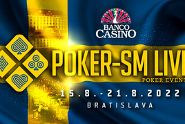 Švédské pokerové mistrovství v Banco Casinu startují již od pondělí!