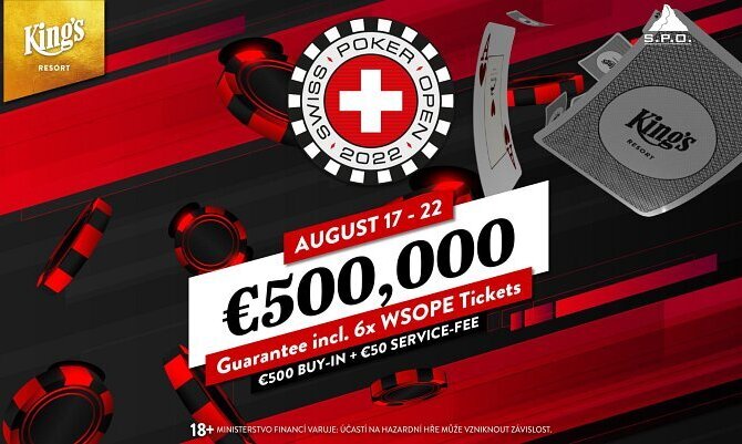 King's: Swiss Poker Open nabízí za €550 garanci €500.000