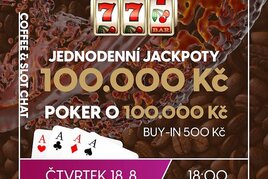 RS Plzeň Area Bory: čtvrteční Jackpot Night Special o 100.000 Kč a jackpoty 100.000 Kč k tomu