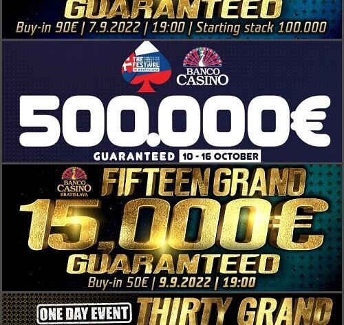 Banco Bratislava: Tento týden o €55.000 GTD