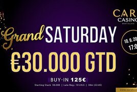 Card Casino Bratislava: Pátek+sobota o €45.000!