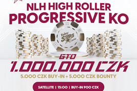 RS Luka: Prestižní NLH High Roller Progressive KO o 1.000.000 Kč už v pondělí