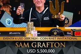 $200K Coin Rivet Invitational: Vítězný Sam Grafton veze z Kypru $5,5M!