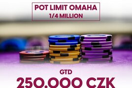 RS Luka: Pot Limit Omaha 1/4 million s garancí 250.000 Kč ve středu míří do Casina Luka! 