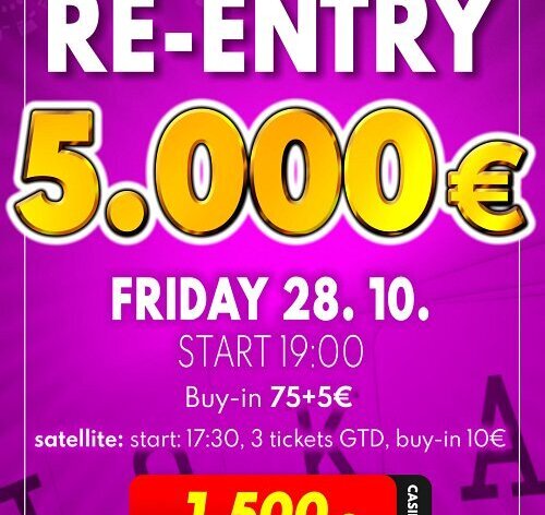 Imperator: Páteční večer nabídne Single re-entry event minimálně o 125.000 Kč