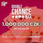 RS Luka: Garance 1.000.000 korun a jedno re-entry v Double Chance MAX už v úterý