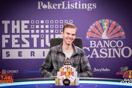Největší výhru v pokeru na Slovensku €126.650 bere nový šampion TheFestivalu