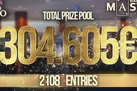 Nový rekord v Banco Casino Masters: 2.108 entries, prizepool €304.605