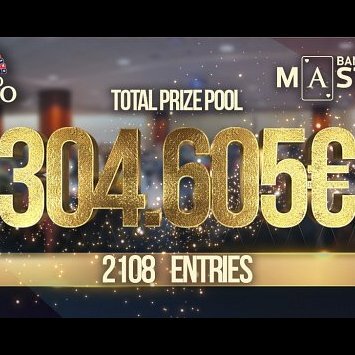 Nový rekord v Banco Casino Masters: 2.108 entries, prizepool €304.605