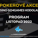 Listopad nadělí do Go4games resortu na poker akce přes 6.200.000 Kč!