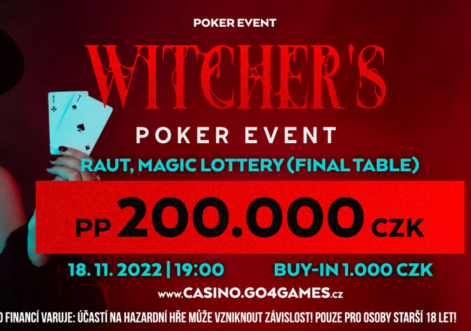 G4G: O víkendu Witcher’s Event a Saturday Special s PP 400.000 Kč!