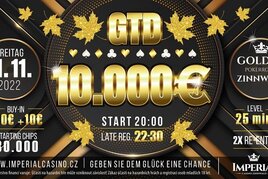 Cínovec: V pátek si v Imperialu zahrajete minimálně o €10.000