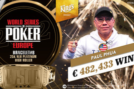 WSOPE: Platinum High Roller ovládl Phua Wei Seng za €482K