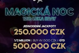 RS Luka: Magická noc rozsvítí narozeninové oslavy s turnajem o 500K GTD a jackpoty za 250K!