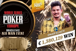 WSOPE Main Event: Nejcennější náramek putuje do Švédska, Deeb třetí