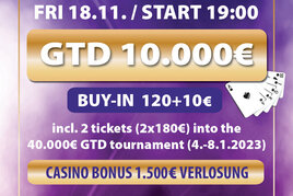 Imperator: Dnes o garantovaných €10.000! Zítra Pot Limit Omaha.