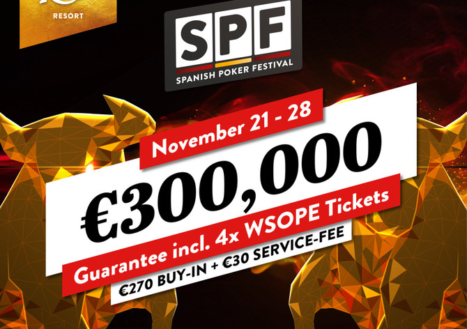 Spanish Poker Festival v King's ozdobí Main Event s garancí €300.000