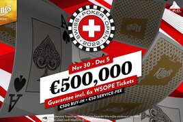 King&#039;s: Swiss Poker Open nabízí za €550 garanci €500.000