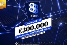 King&#039;s: Šťastné osmičky nabízí garanci €300.000