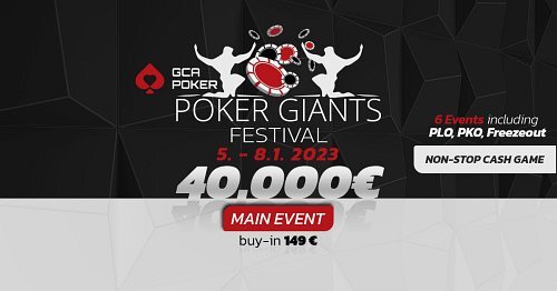 AŠ: Poker Giants nabídnou víkendový Main Event s €40K GTD
