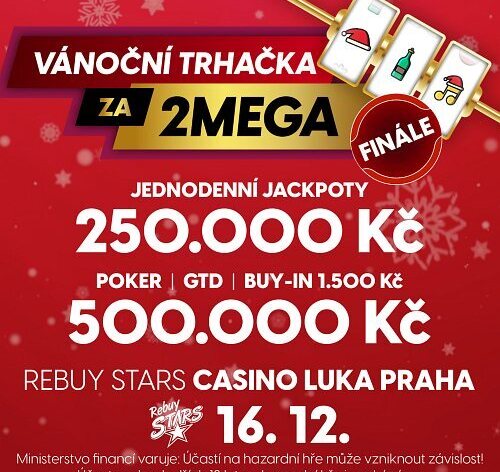 RS Luka: Vánoční speciál o 500.000 Kč, Jackpoty 250.000 Kč a 750.000 Kč na vánočním stromečku