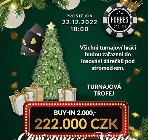 Prostějov: Vánoční party o 222.000 Kč GTD už dnes večer