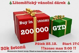 Páteční Liťák: Vaječňák, punč, dárky pro všechny, ve tři doma a turnaj o 200K!