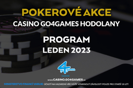 G4G: V lednu se můžete těšit na Poker Fever Cup, High Rollery nebo Benátský karneval