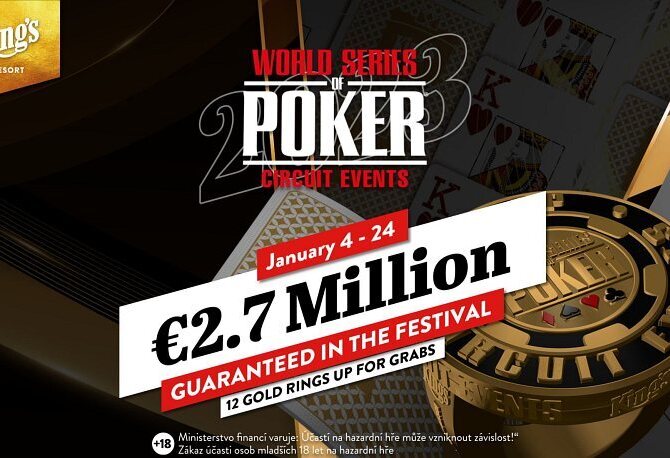 WSOPC v King's: 12 prstenů a celková garance €2.700.000