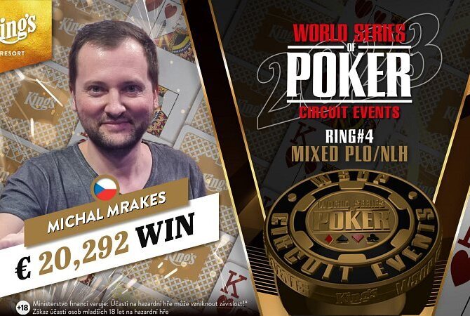 WSOPC: Čtvrtý event a druhý prsten! Mraky úřadoval!