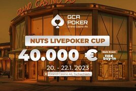 Leden jak se patří! Nuts Livepoker Cup v Aši s garancí €40.000!