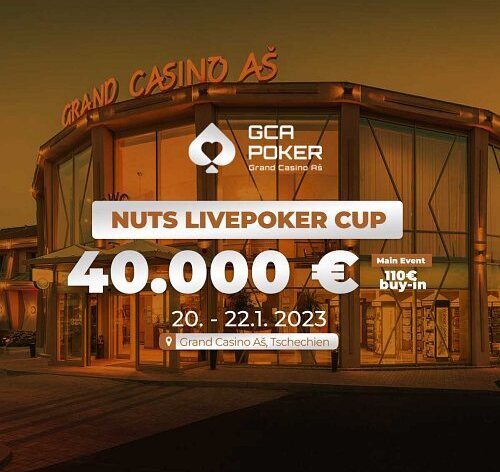 Leden jak se patří! Nuts Livepoker Cup v Aši s garancí €40.000!