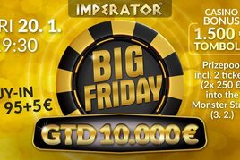 Imperator: V pátek na jihu Čech o garantovaných €10.000!
