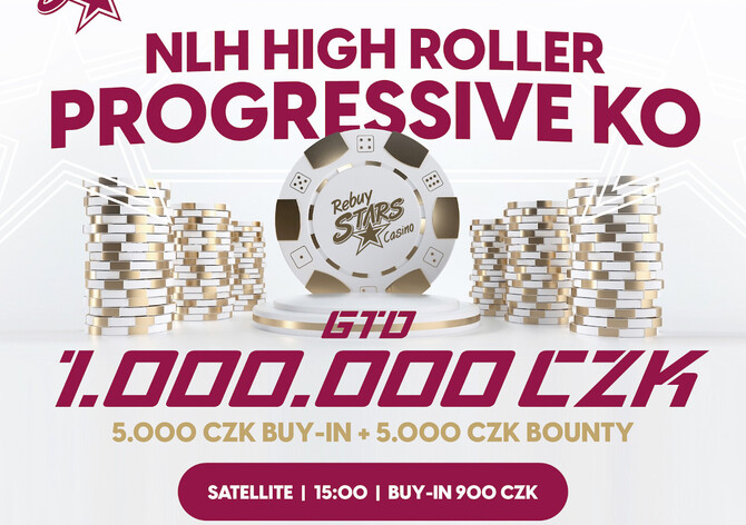 RS Luka: Prestižní NLH High Roller Progressive KO o 1.000.000 Kč už dnes večer