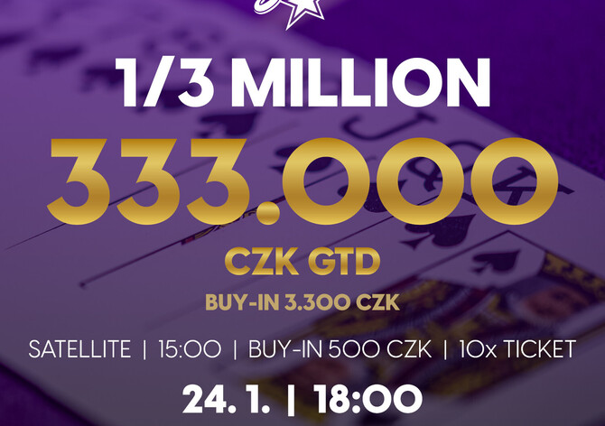 RS Brno: Speciál 1/3 Million o garanci 333.000 Kč už v úterý
