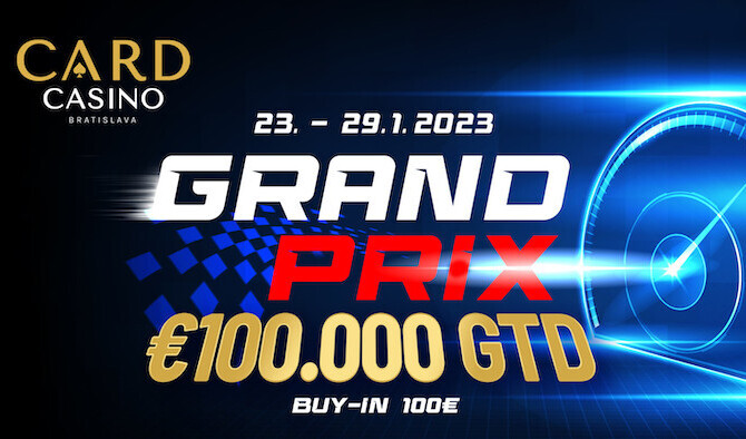 Card Bratislava: Startuje Grand Prix - za €100 o €100.000 GTD