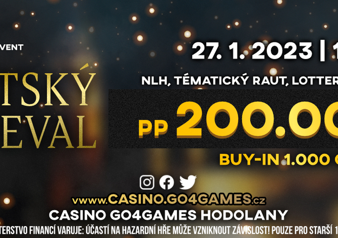 G4G: Tento víkend se v Benátském Karnevalu a Bounty Specialu rozdá přes 300.000 Kč