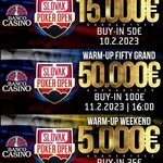 Banco: Slovak Poker Open €430K GTD startuje WarmUp Weekendem o €70K GTD!