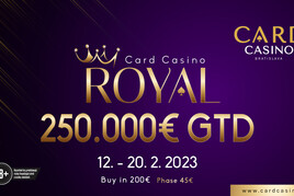 Card Bratislava: Už zítra startuje Main Event Royal  s garancí €250.000