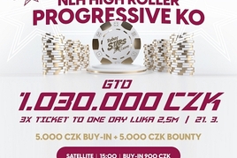 RS Luka: Prestižní NLH High Roller Progressive KO o 1.030.000 Kč už dnes večer