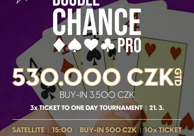 RS Luka: Garance 530.000 Kč v úterý na Lukách v NLH Double Chance PRO!